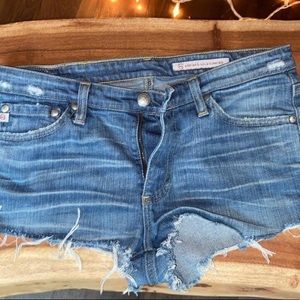 Reworked Adriano Goldshmied denim shorts